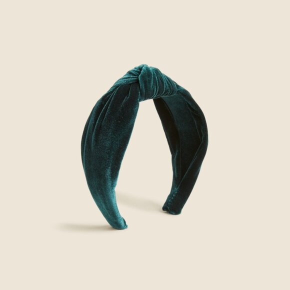 J.Crew Velvet Knot Headband - Picture 1 of 5